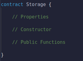 Estrutura do código