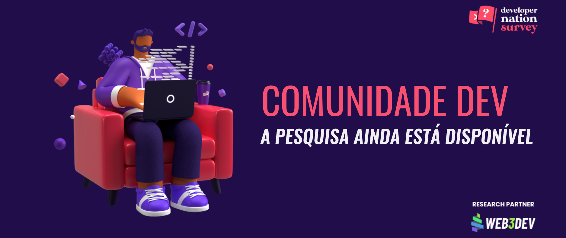 Participe da Pesquisa Anual: Desenvolvimento de Software em Foco