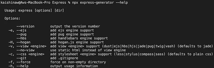 Configurando um esqueleto de aplicativo