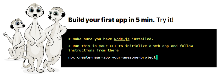 Construa a sua primeira app em 5 min