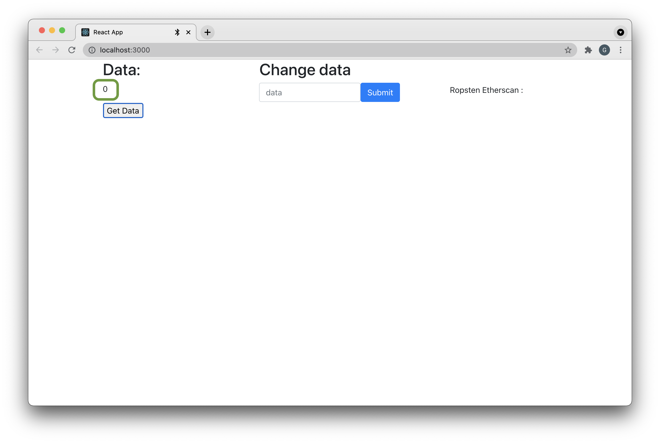 Fig. 7: Obter dados de um contrato inteligente