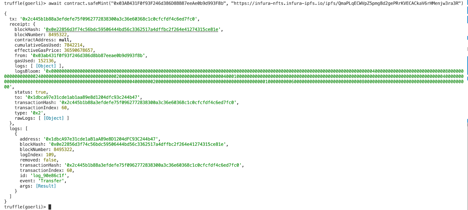 Console do Visual Studio Code