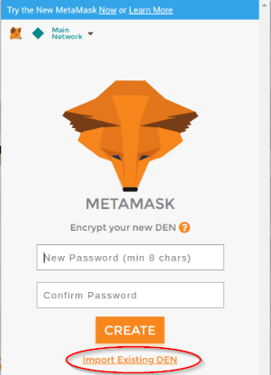 Acessando a conta MetaMask
