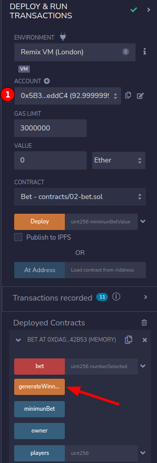 Gerando o número premiado