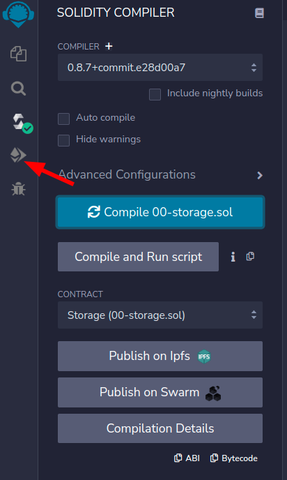 Abrindo aba para fazer o deploy