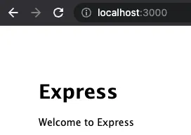 Imagem de boas-vindas no localhost:3000