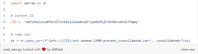 código que lê um gateway