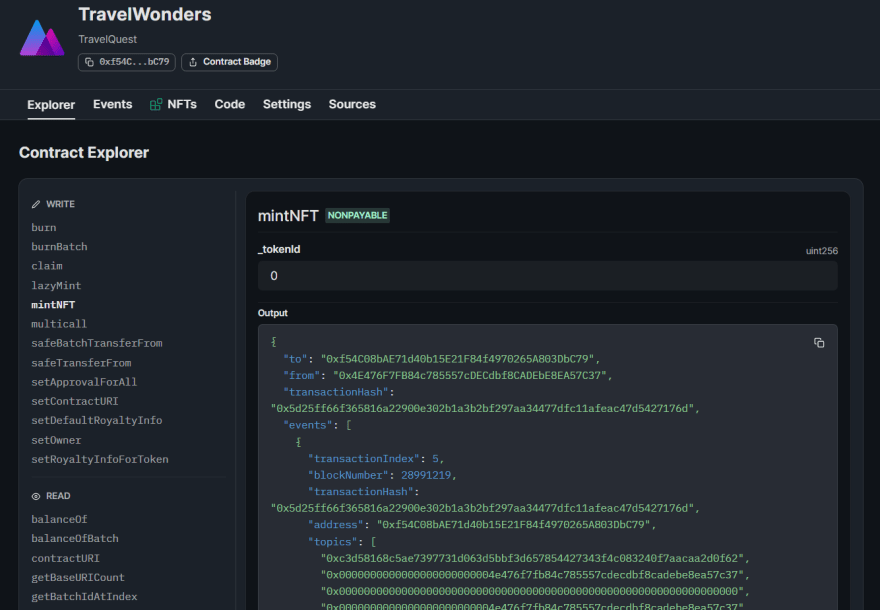 Detalhes da transação
