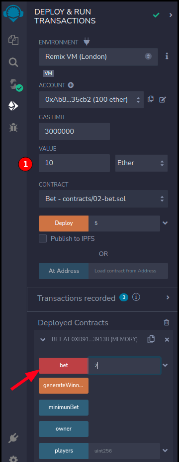 Fazendo outra aposta com uma carteira diferente