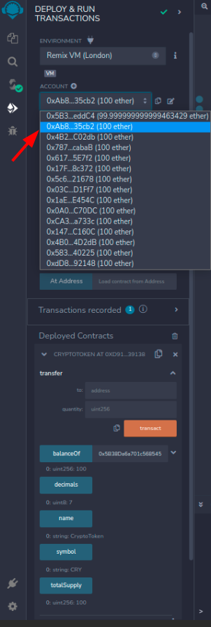 Trocando de endereço