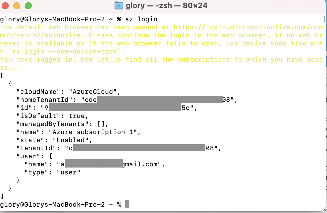 Fig 10-2 Login bem-sucedido