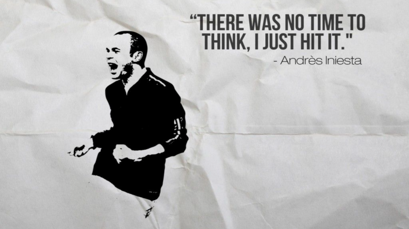 There was no time to think