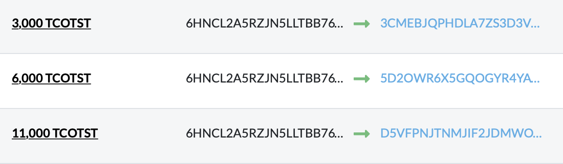 Top to bottom transactions