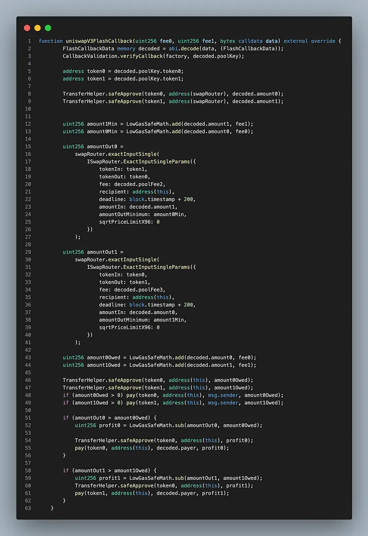 Código todo implementado