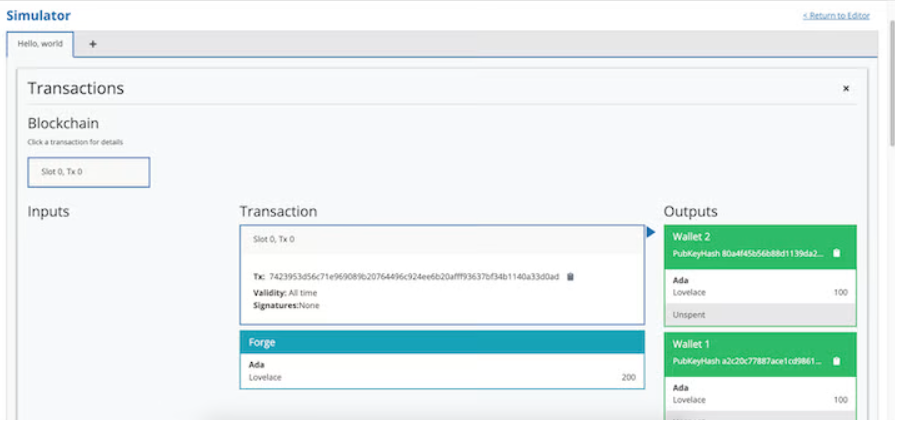 Plutus Playground Evaluate