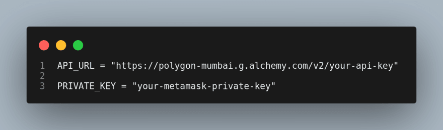 Obtendo tokens de teste