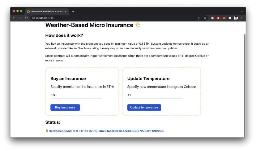 mostra a aplicação web onde o usuário pode atualizar sua garantia ou comprar uma nova